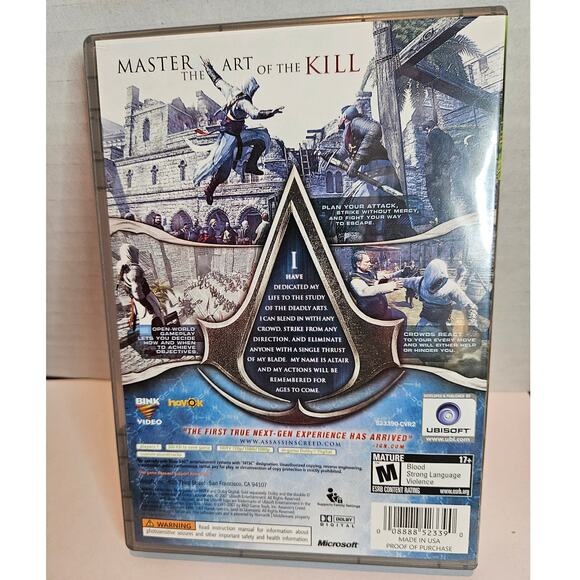 XBOX 360 Games 2, Assassin's Creed Master Art of the Kill Revelations CIB Mature - Picture 3 of 6